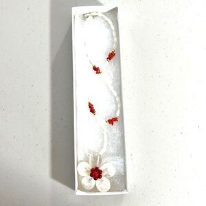 Floral Necklace Costume Jewelry